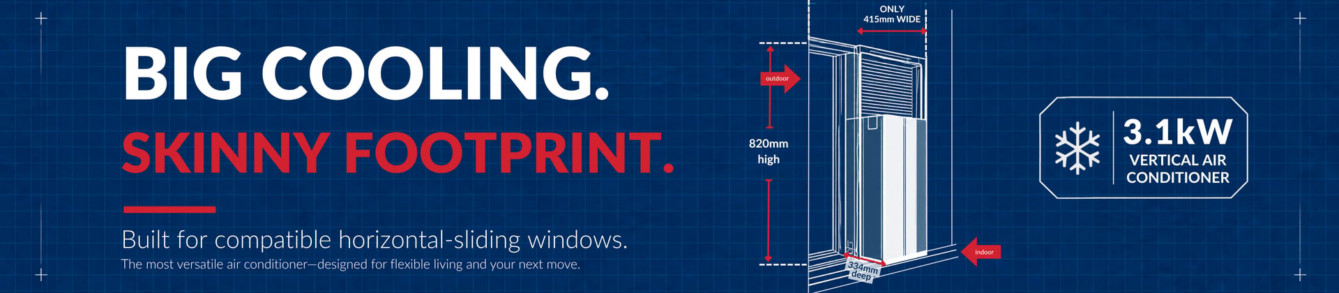 TECO Vertical AC banner